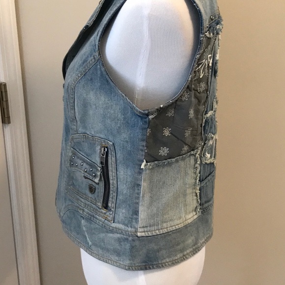 Harley Davidson Denim Vest 🔥 - Picture 3 of 5